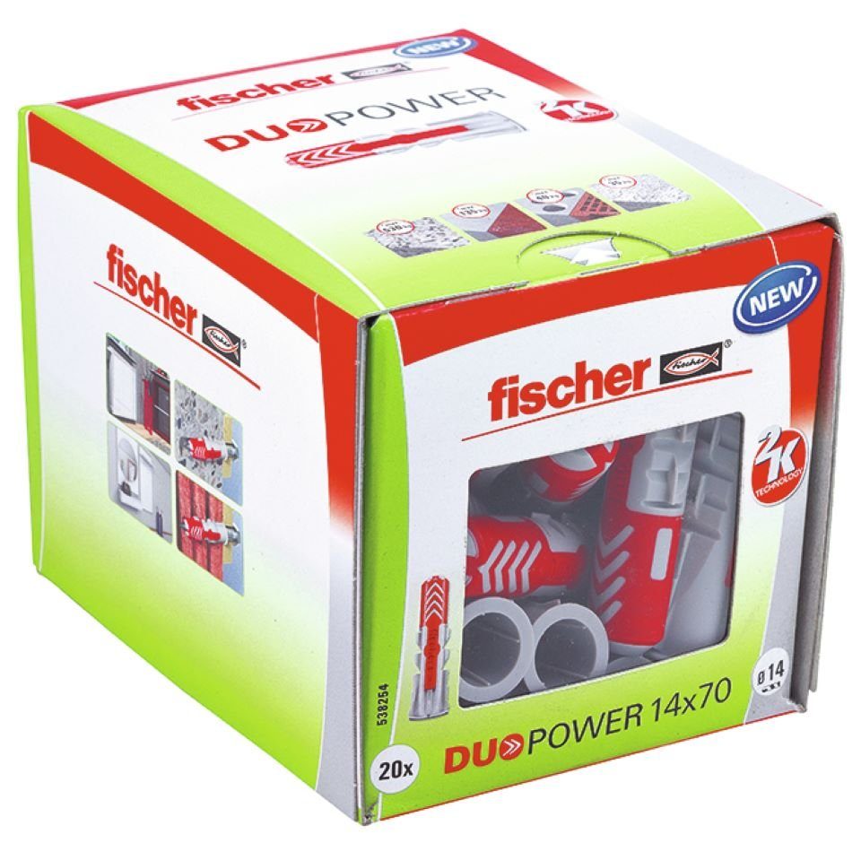 Fischer Befestigungstechnik Universaldübel, (20-tlg)