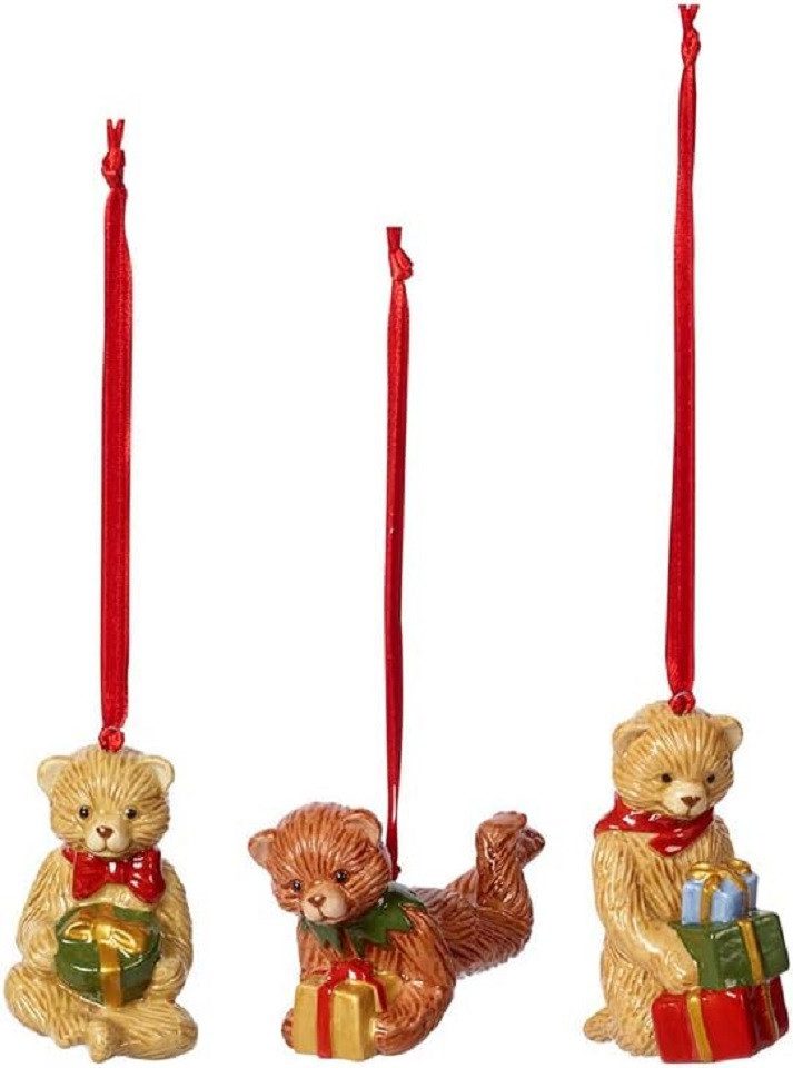 Villeroy & Boch Ornament 6684 - Nostalgic Ornamente-SET Teddy 3tlg., 9,5 cm (1 St)