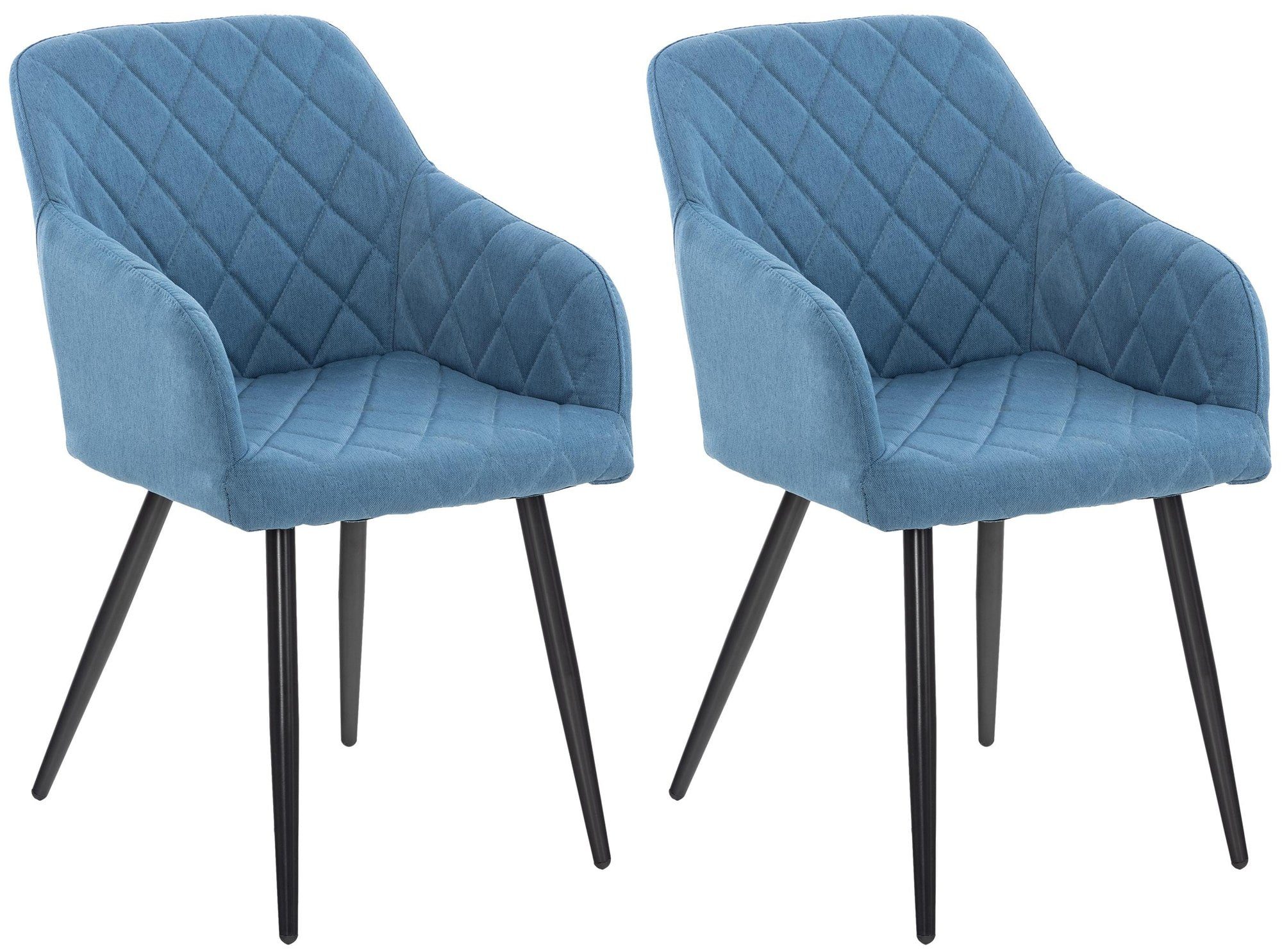 CLP Esszimmerstuhl Shila (2er Set), Samt günstig online kaufen