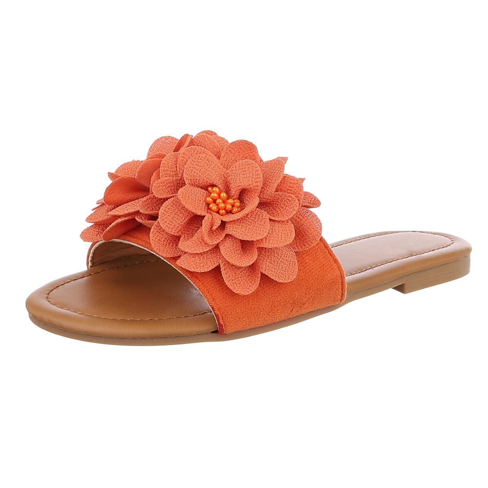 Ital-Design Modische Sandalen mit Blumenakzent, ideal günstig online kaufen
