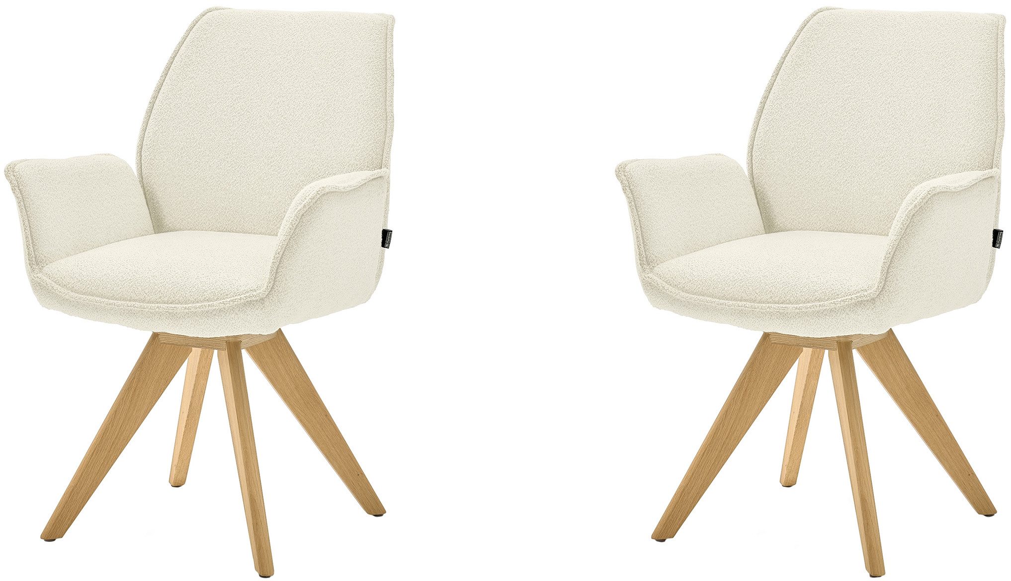 Musterring Esszimmerstuhl Tiama (Set, 2 St), Stativgestell Eiche massiv, 18 günstig online kaufen