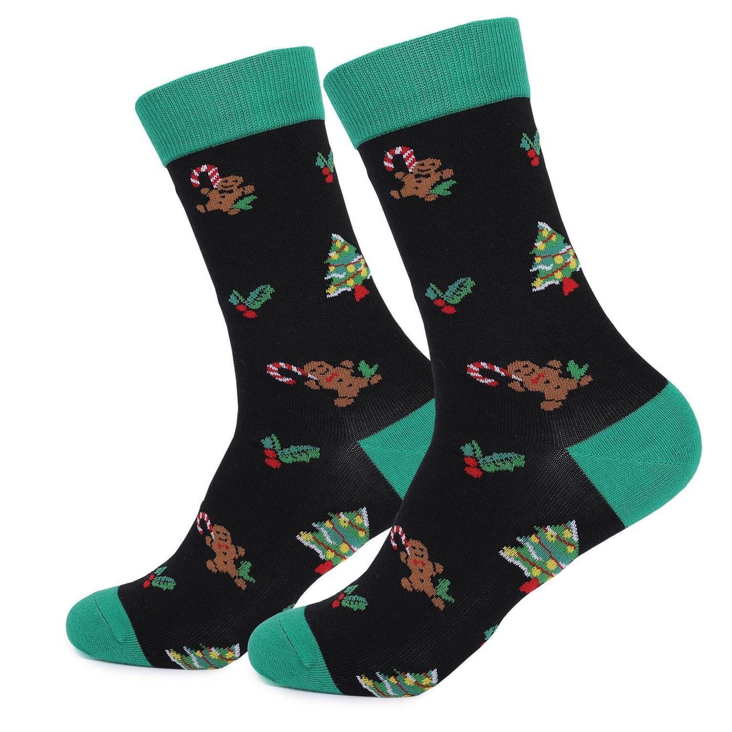 LuxusKollektion Kuschelsocken Weihnachtssocken Damen/Herren bunte Kuschelsocken 37-46