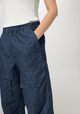 Hessnatur 5-Pocket-Jeans Cargo Relaxed aus Bio-Denim mit Kapok (1-tlg)