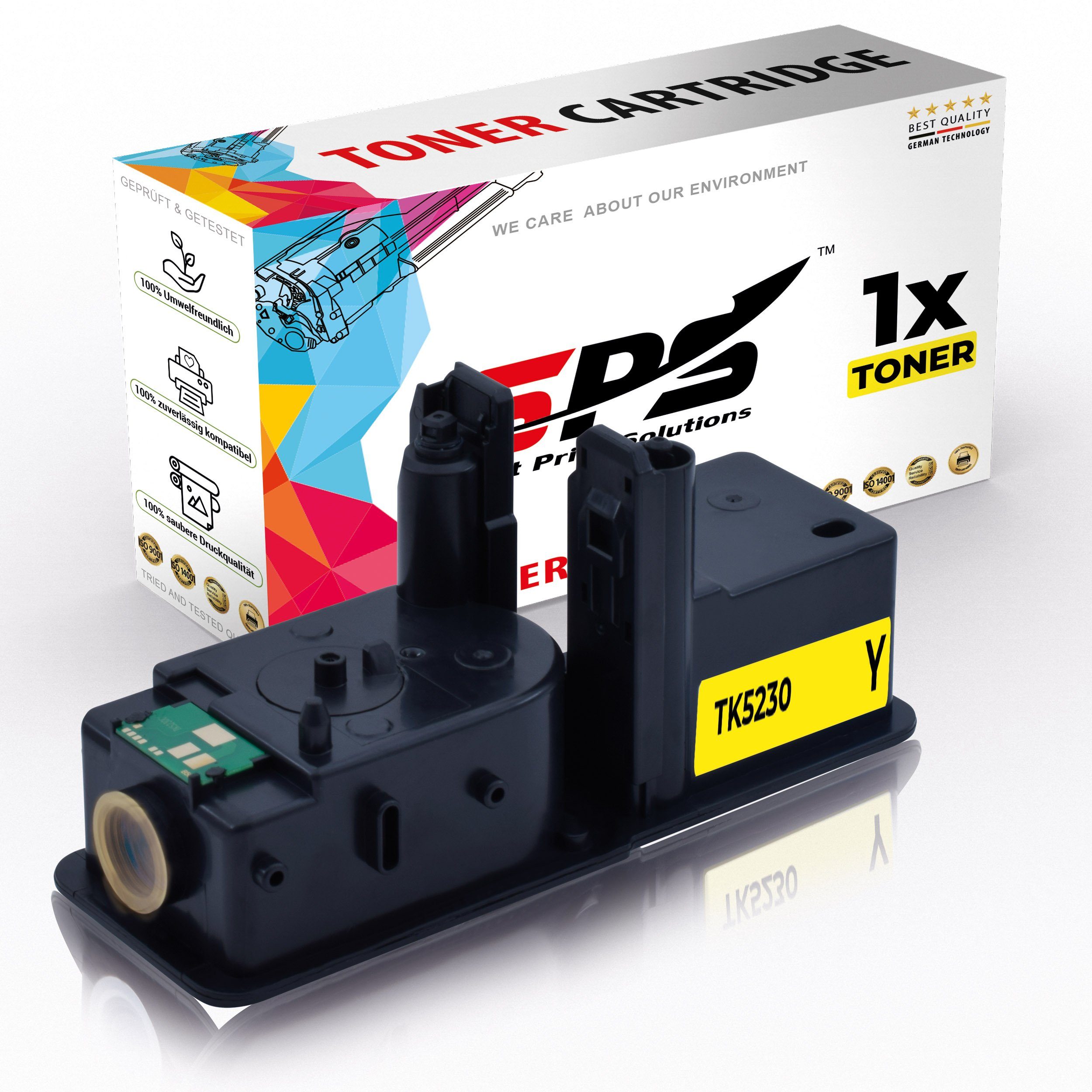 SPS Tonerkartusche Kompatibel für Kyocera Ecosys M5521 1T02R9ANL0, (1er Pack, 1-St., 1 x Toner (Für Kyocera TK-5230 Gelb)