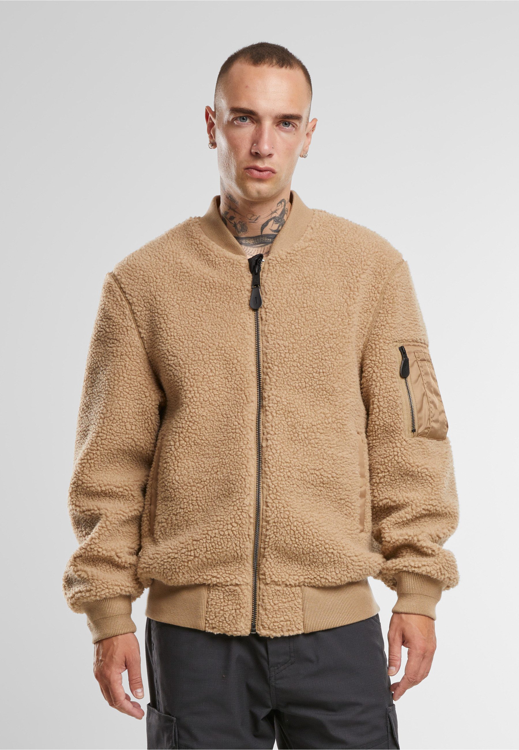 Brandit Allwetterjacke Brandit MA1 Sherpa Jacket (1-St)
