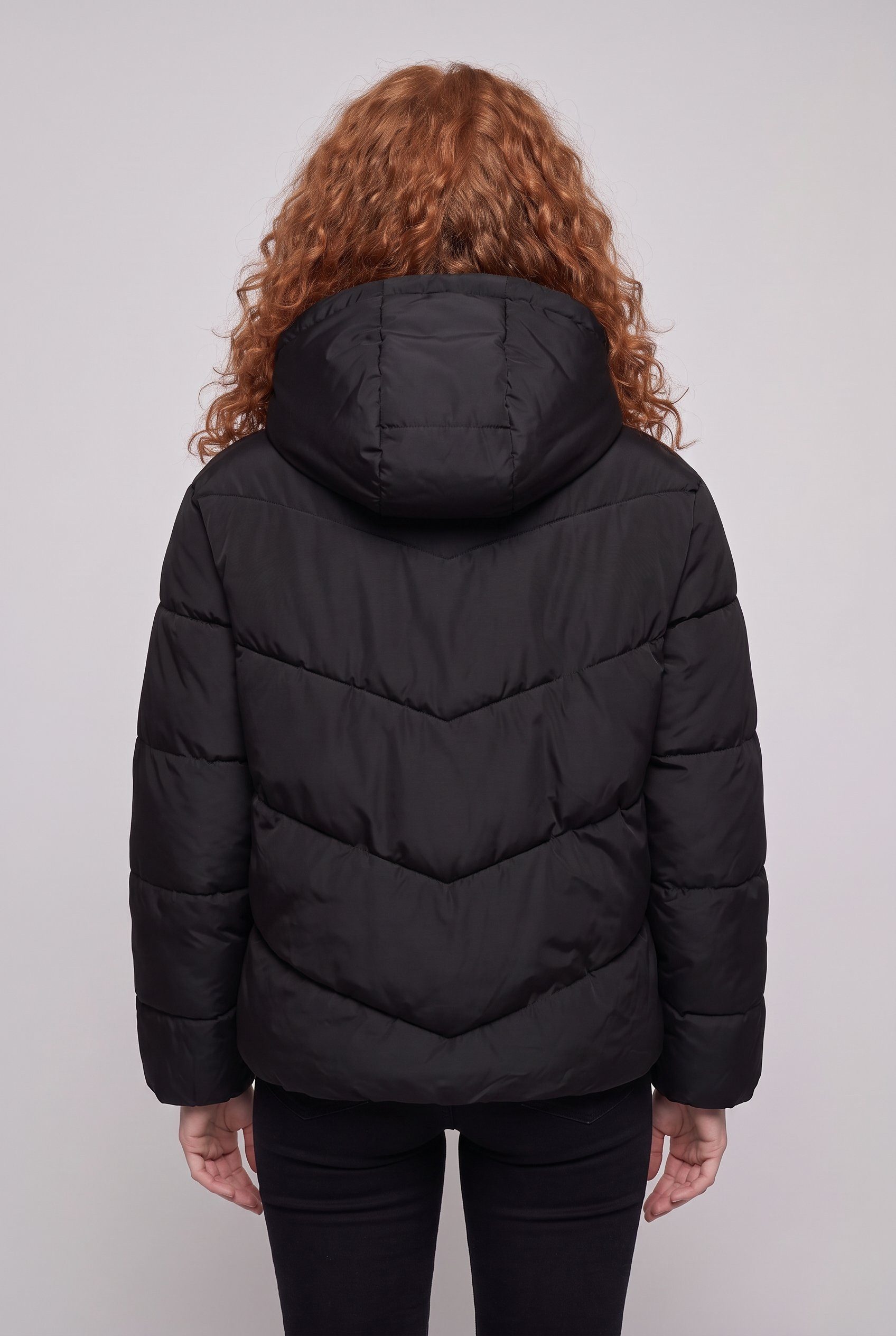 ONLY CARMAKOMA Steppjacke CARCLAIR SHORT PUFFER OTW Kunstfaser, normal geschnitten – Bild 3 von 5