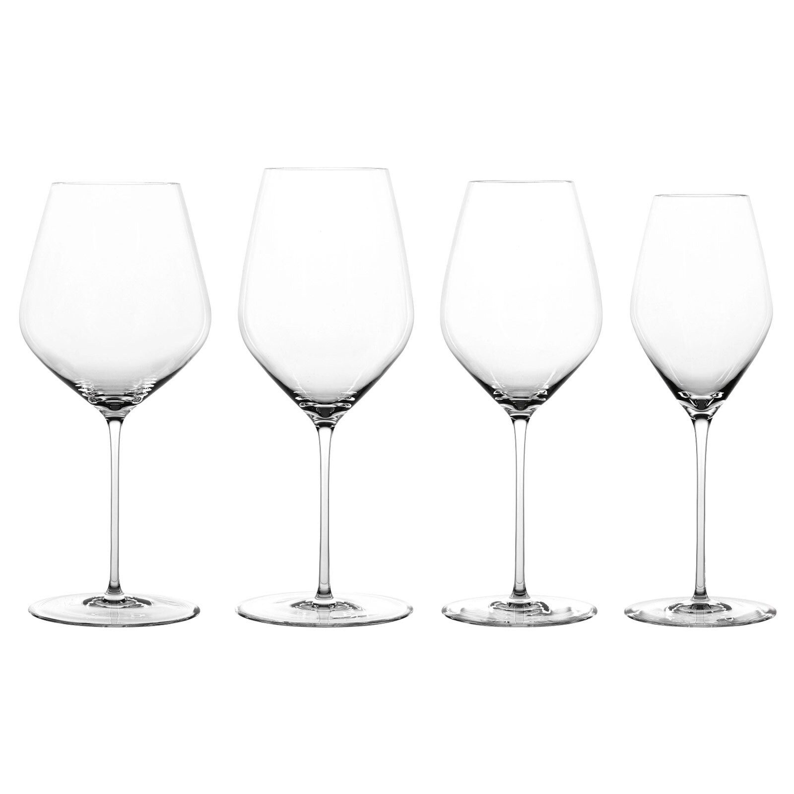 SPIEGELAU Rotweinglas Hi-Lite Bordeauxgläser 650 ml 2er Set, 2-tlg., Glas