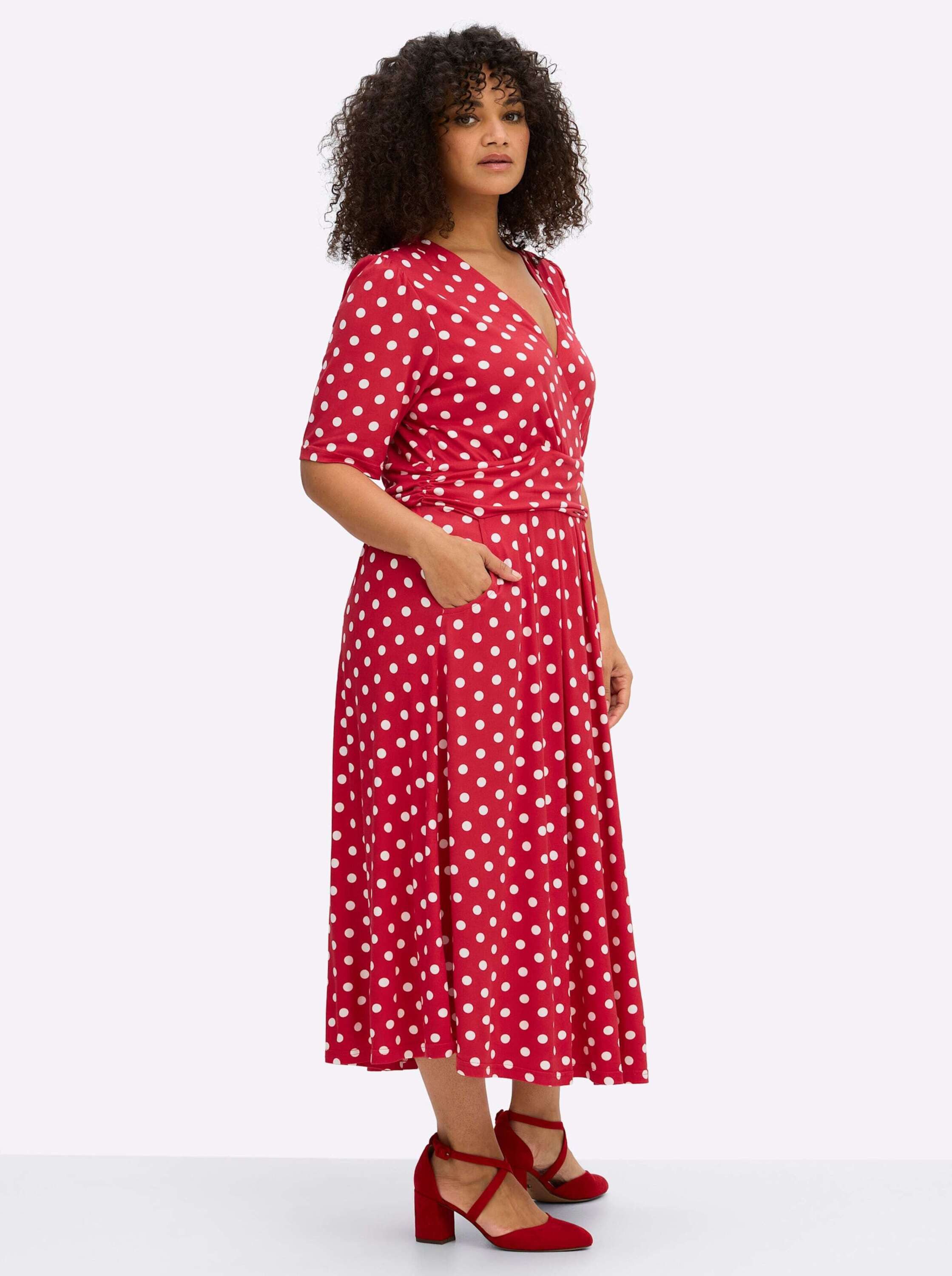 sheego by Joe Browns Jerseykleid Jersey-Kleid Kurzarm