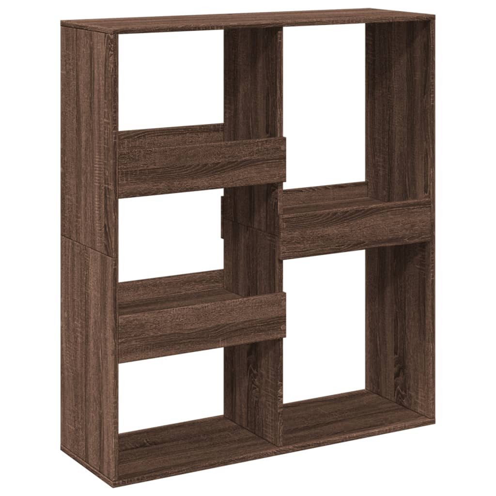 vidaXL Bücherregal Bücherregal/Raumteiler Braun Eichen-Optik 100x33x115 günstig online kaufen