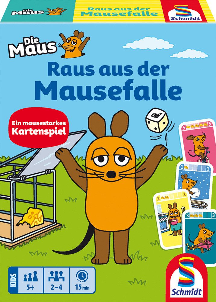 Schmidt Spiele Spiel Kartenspiel Die Maus Raus aus der Mausefalle