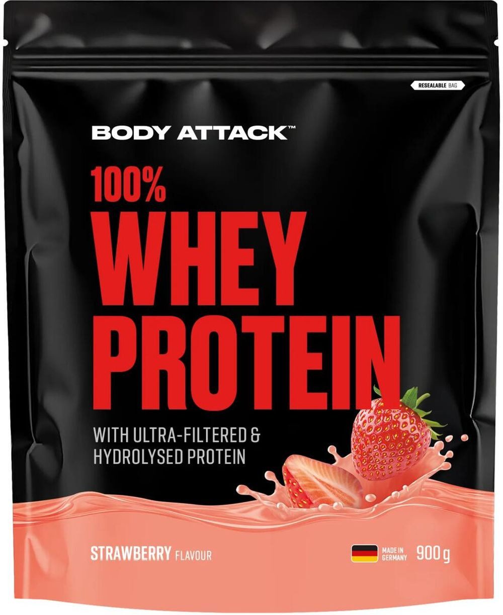 Body Attack Body Attack 100 % Whey Protein – 900 g Pulver