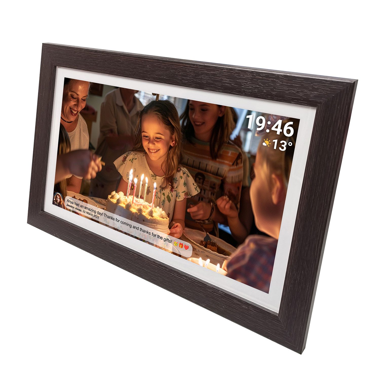 Denver Frameo PFF-1543 Digitaler Bilderrahmen (1920 x 1080 Pixel, 16 GB) günstig online kaufen
