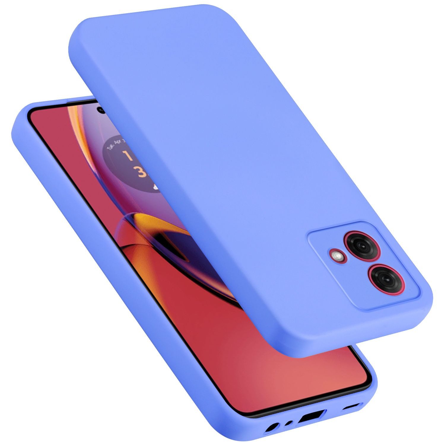 Cadorabo Handyhülle für Motorola Moto G84 Hülle Motorola Moto G84, Flexible Hülle TPU Silikon Schutzhülle Back Cover Case