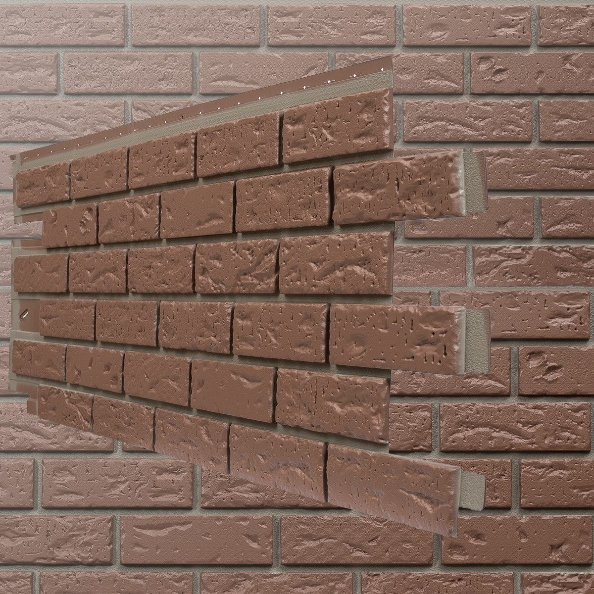 NOVIK Verkleidungspaneel NovikBrick HL Platte 122x47cm 9St. 4,65qm Klinker günstig online kaufen