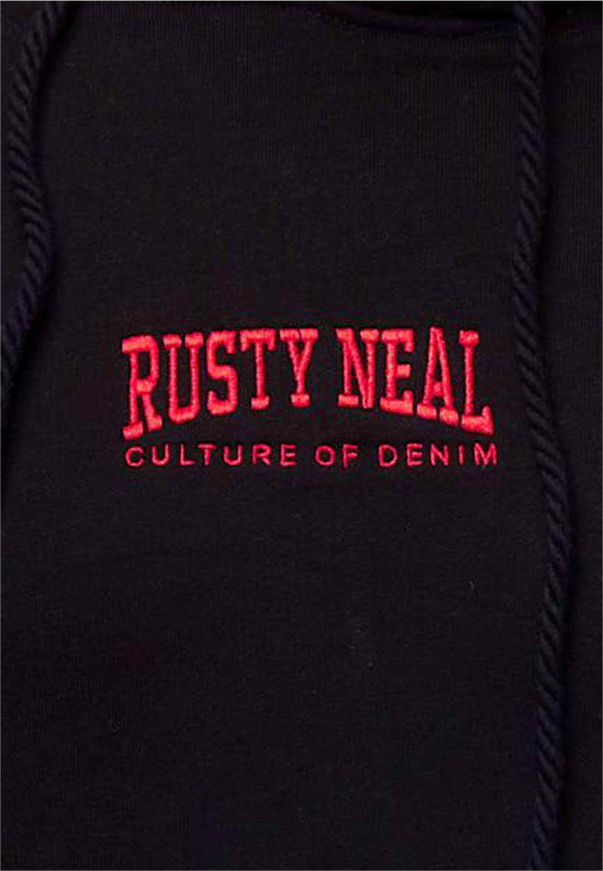 Rusty Neal Kapuzensweatshirt mit lässiger Kängurutasche