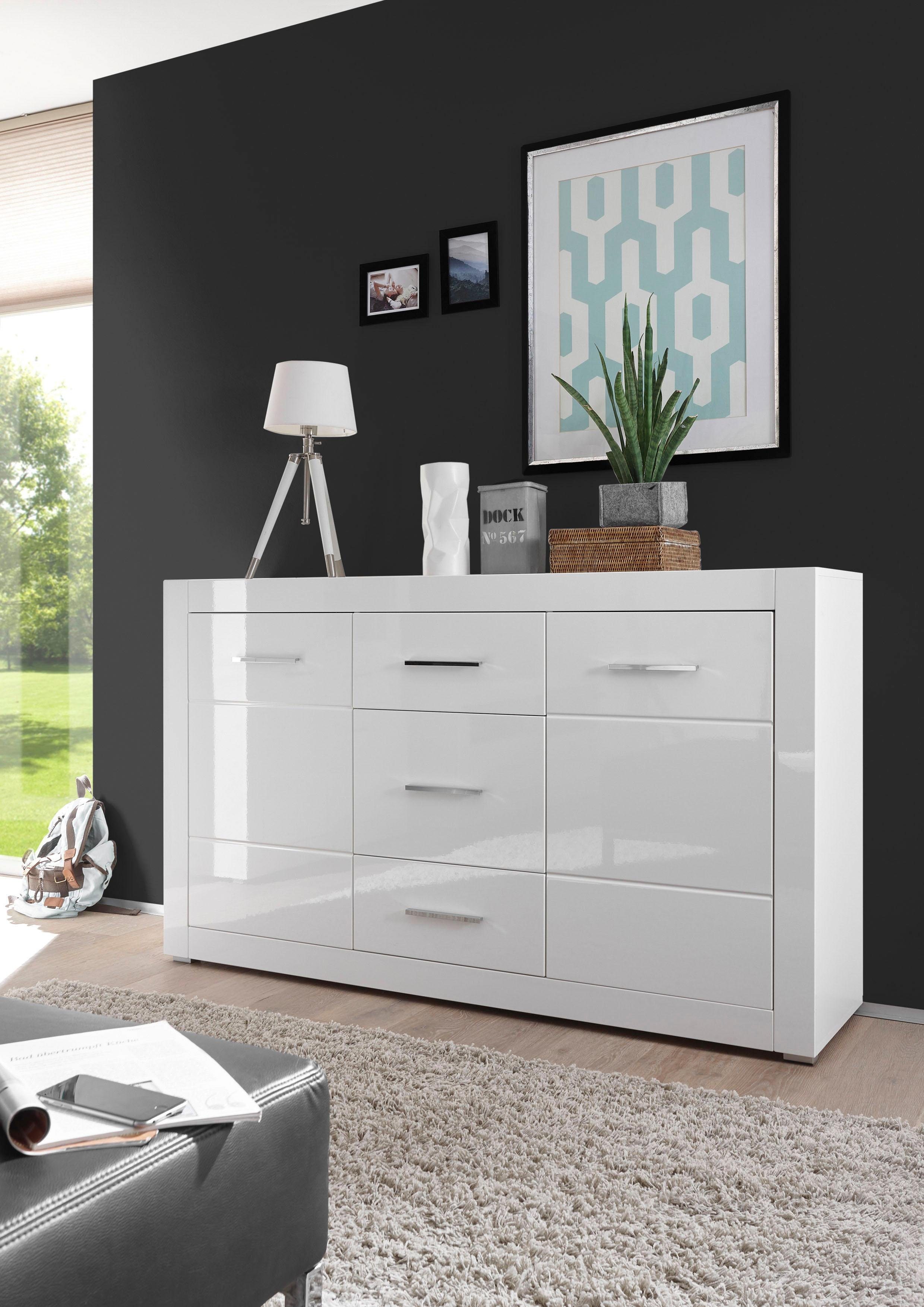 INOSIGN Sideboard BIANCO, Breite 164 cm