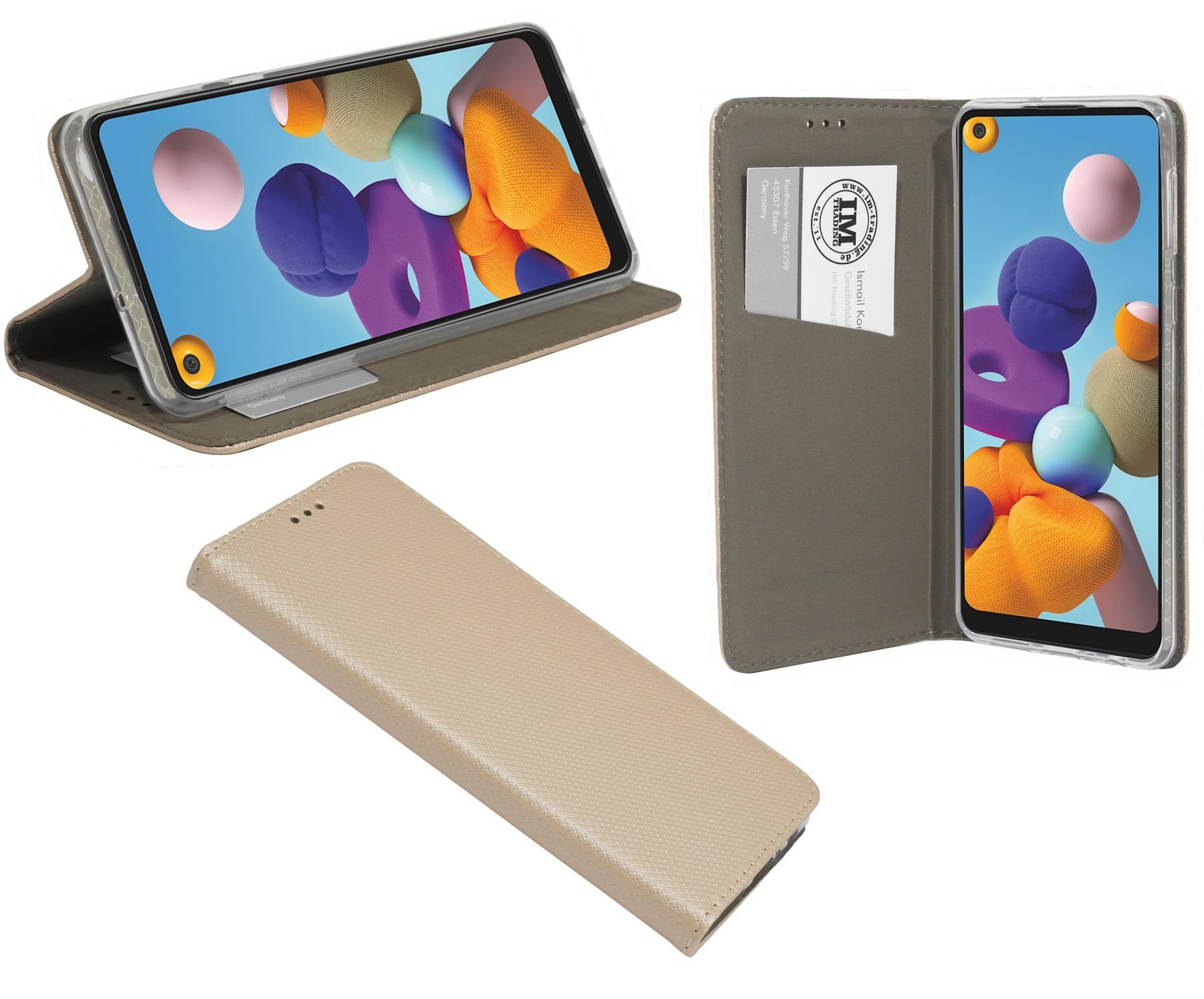 Handyhülle cofi1453 Buch Tasche "Smart" kompatibel mit SAMSUN