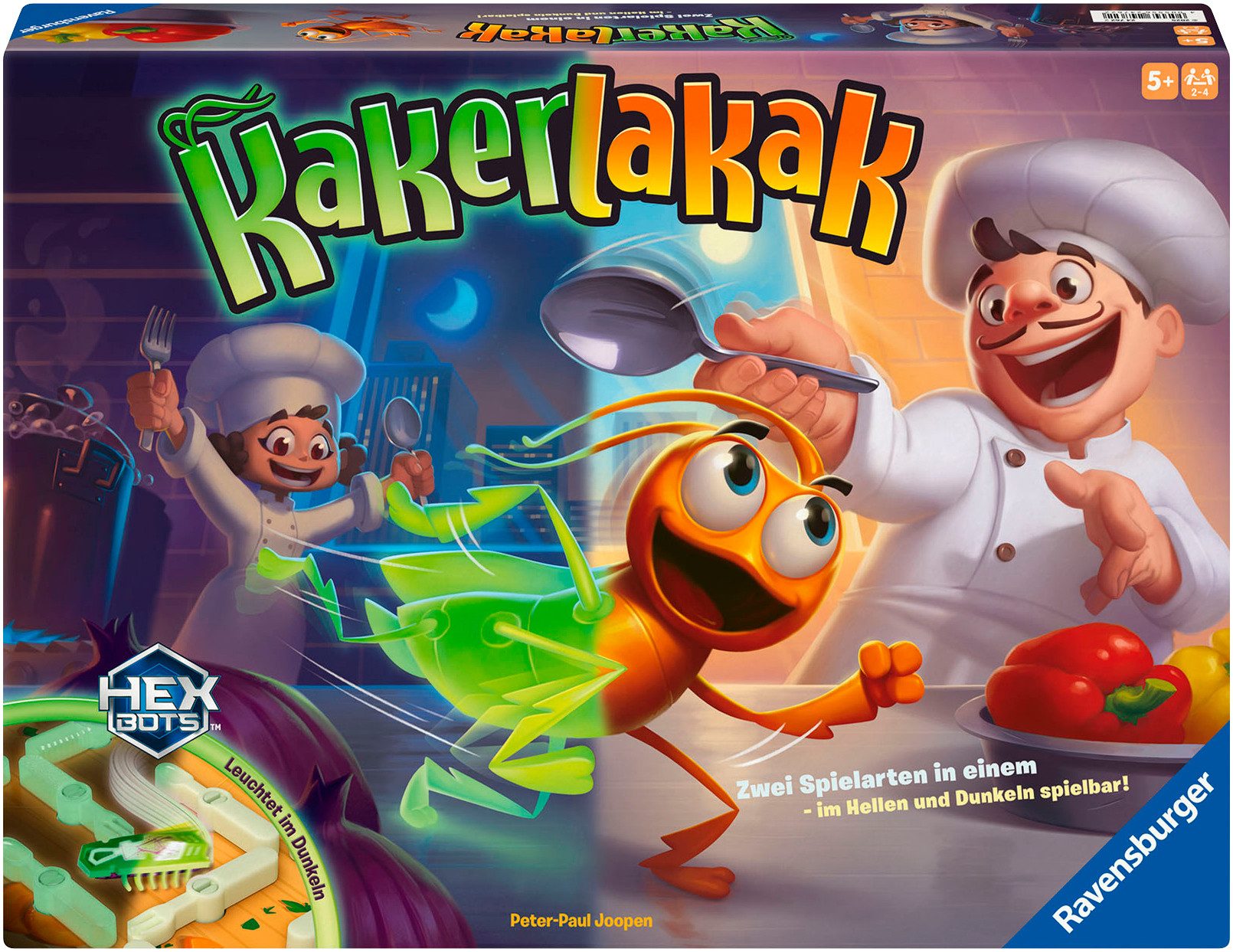 Ravensburger Spiel Kakerlakak - Glow in the Dark, Kinderspiel, Made in Europe