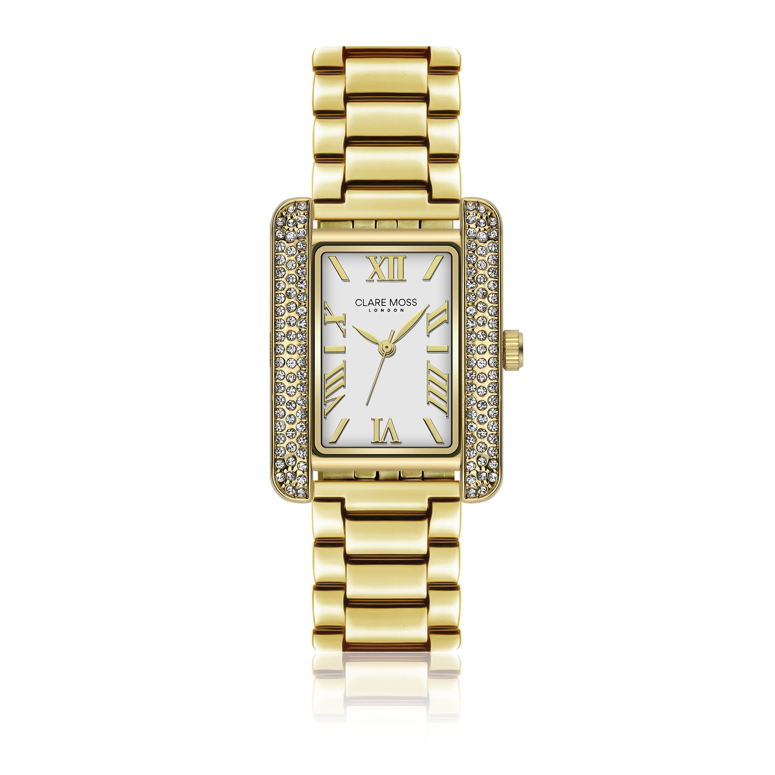 CLARE MOSS Quarzuhr CMC3-B078G C&M Gold Link