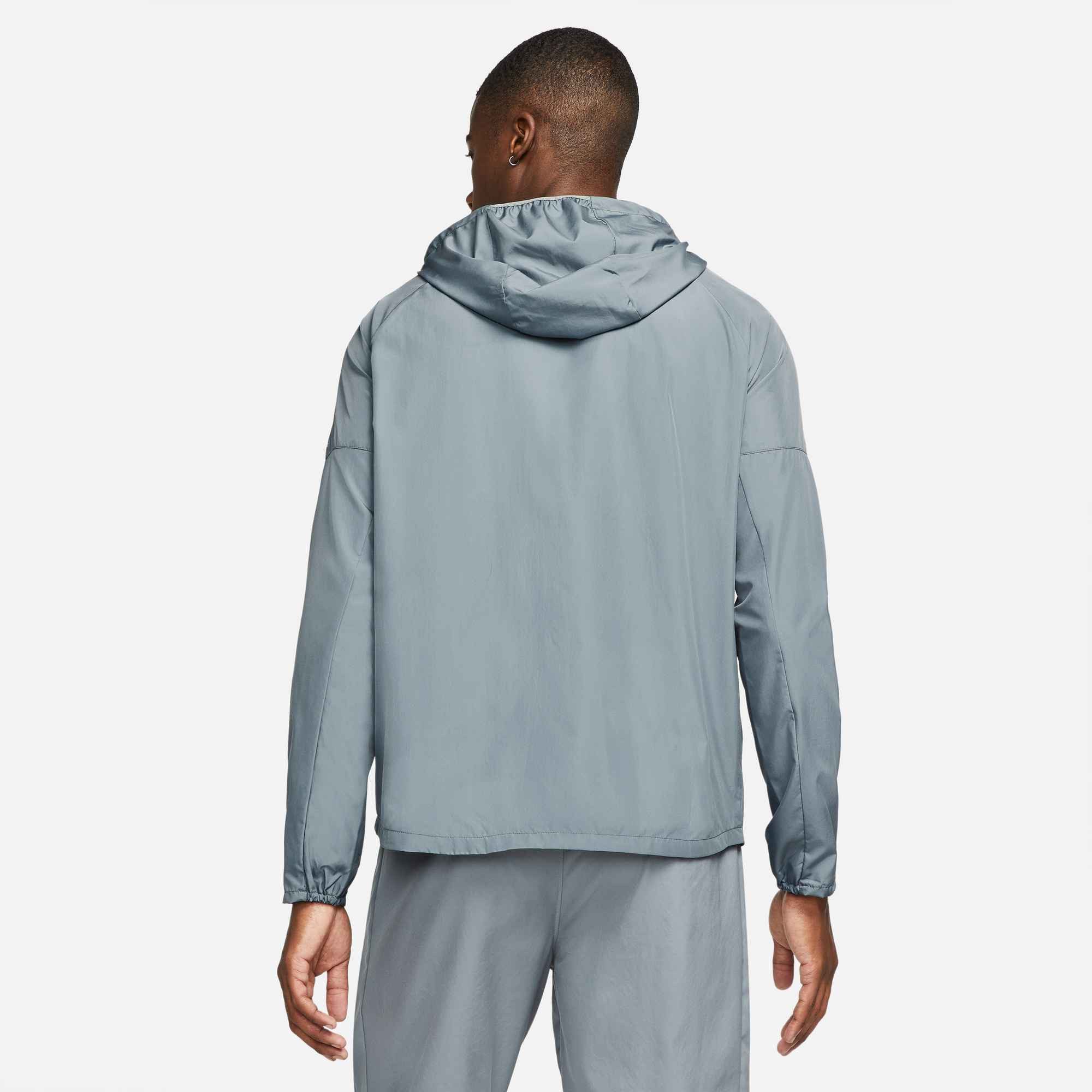 Nike Laufjacke Repel Miler Men's Running Jacket mit Kapuze, wasserabweisend, verstaubares Design, für nasses Wetter
