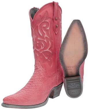 Mayura Boots ALABAMA Rot Cowboystiefel Rahmengenähte Damen Westernstiefel