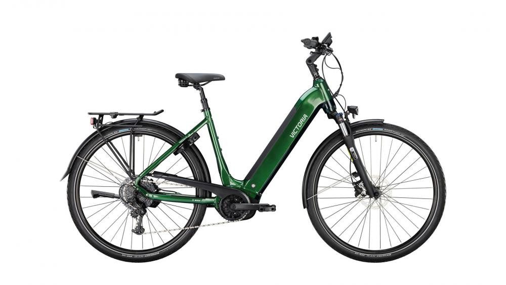E-Bike VICTORIA Elektro-Trekkingrad "TRESALO 12" (1), Wave, 28", emerald gre
