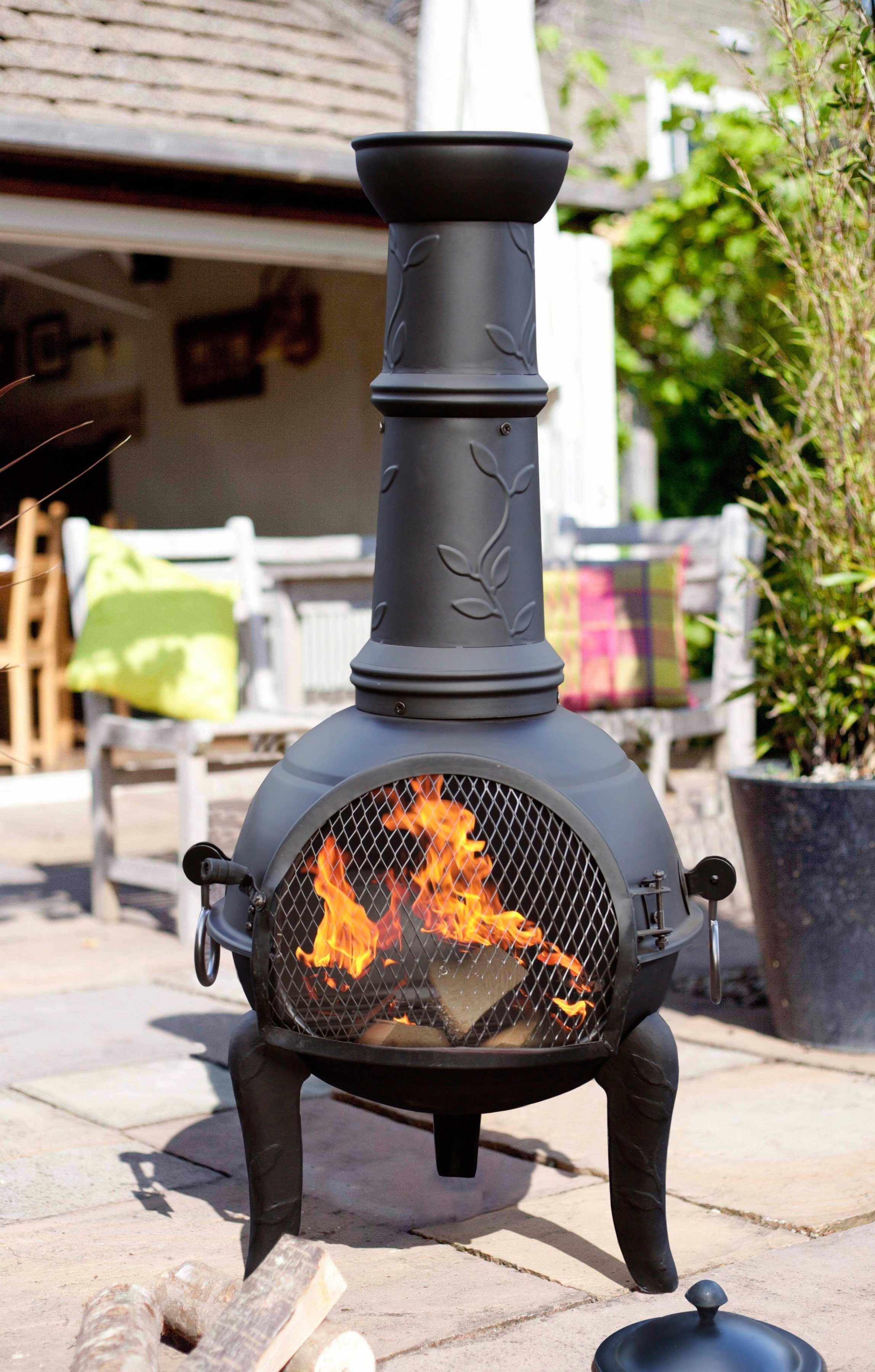 Buschbeck Grillkamin Leaf 107, BxTxH: 43x43x107 cm