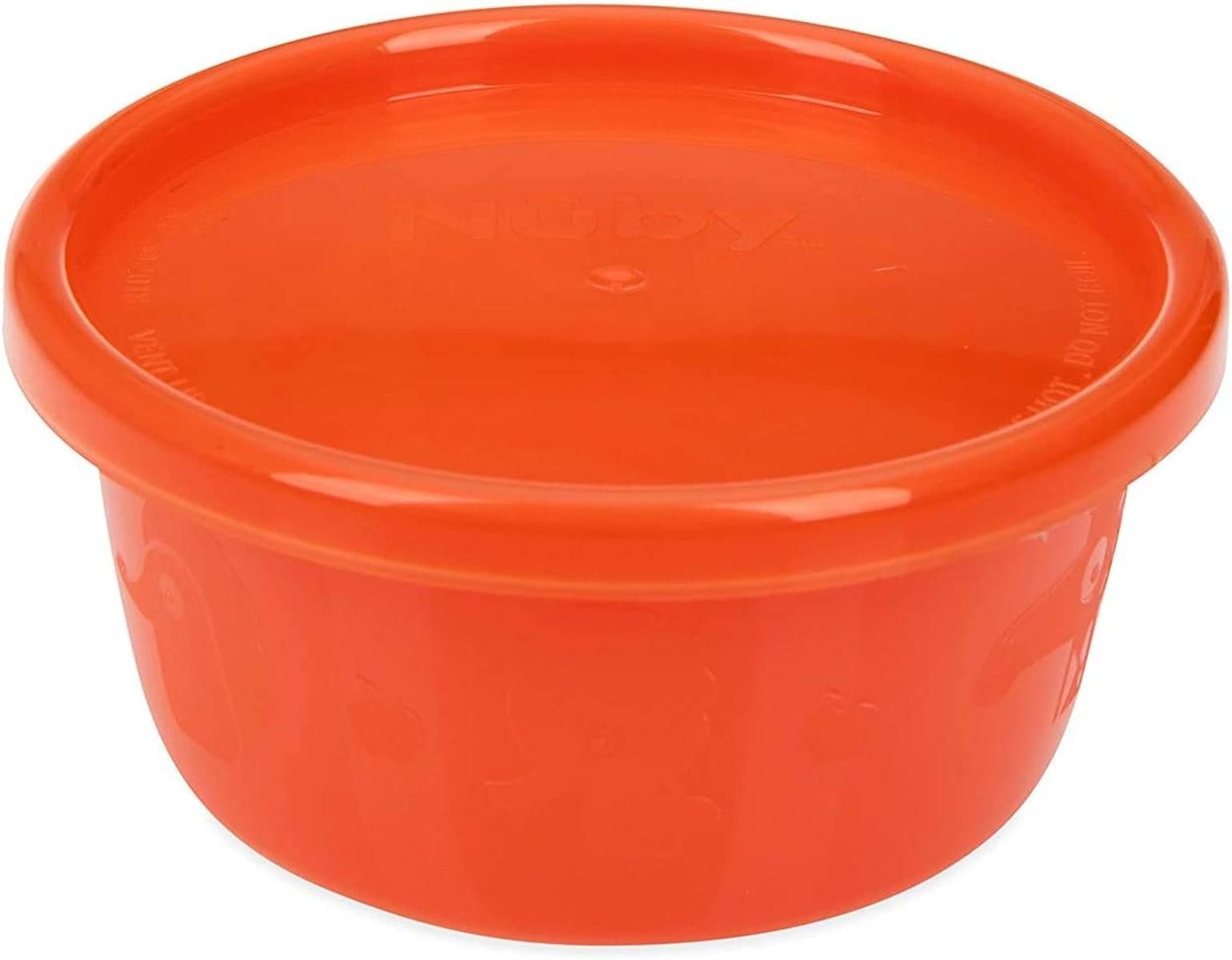 Nuby Servierschüssel Nuby Picknick Schälchen mit Deckel 240 ml Schale Schüsseln 4-er Pack