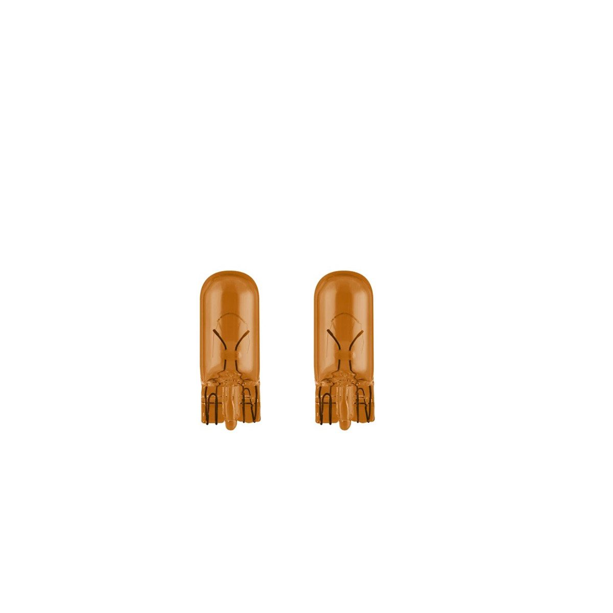 Philips KFZ-Ersatzleuchte WY5W, W2,1x9,5d, 2 St., Orange, Lange Lebensdauer bei geringer Leistungsaufnahme