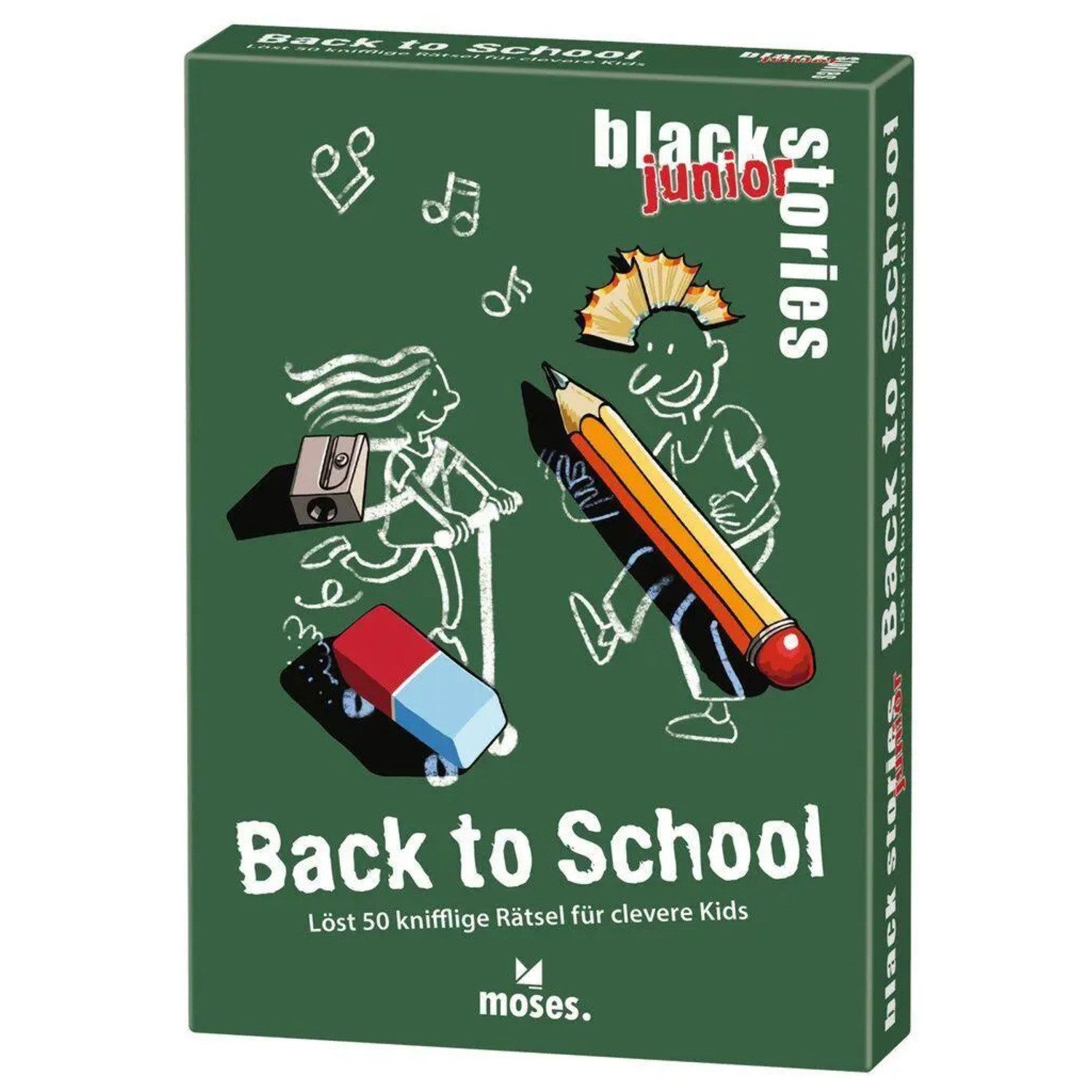 Moses. Verlag Spiel black stories junior Back to School