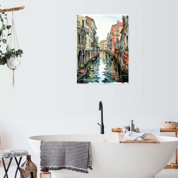 Posterlounge Poster Maria Rabinky, Venezianischer Kanal, Badezimmer Malerei