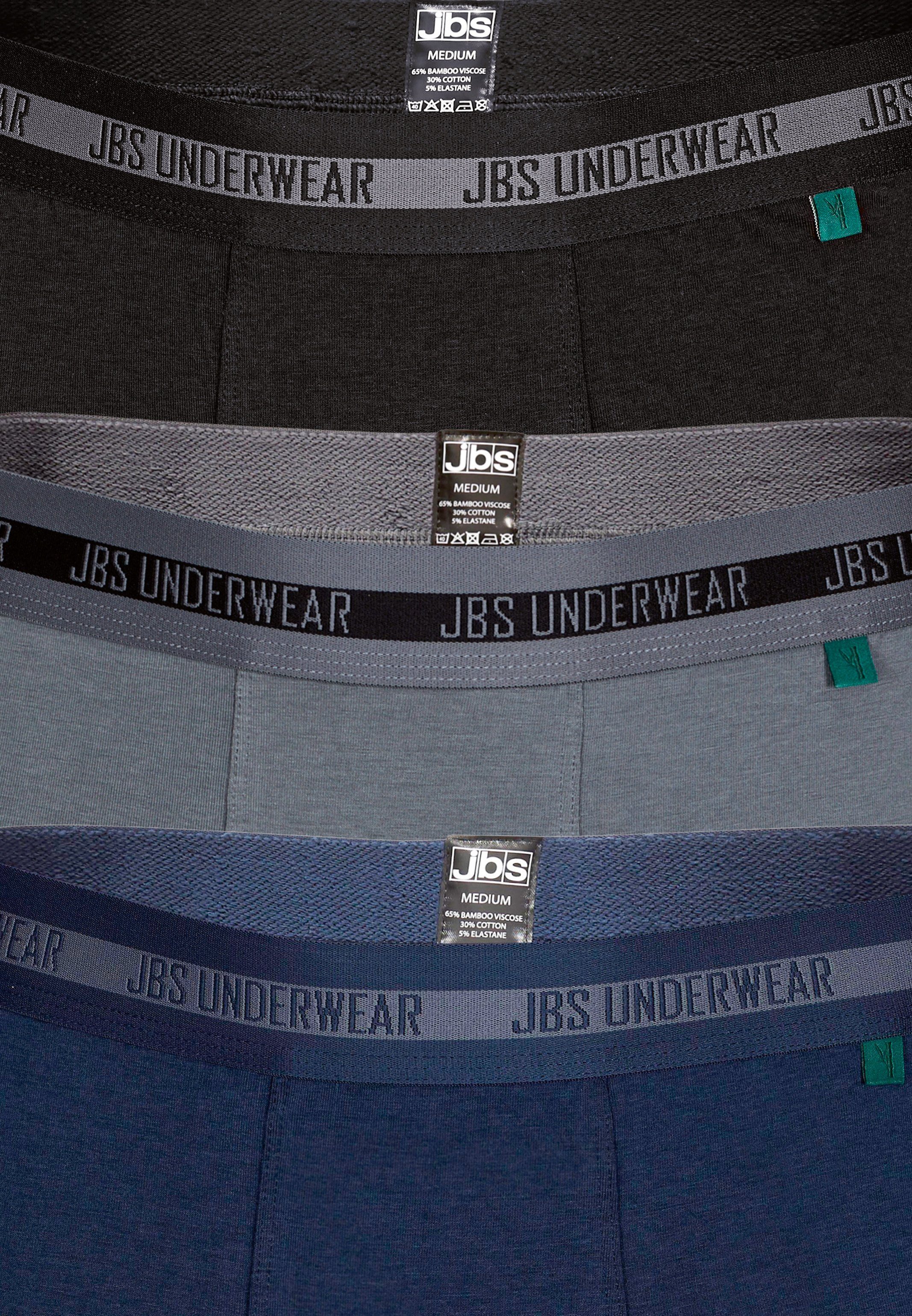 jbs Retro Boxer 6er Pack Bamboo (Spar-Set, 6-St) Long Short / Pant - ohne Eingriff - Atmungsaktiv