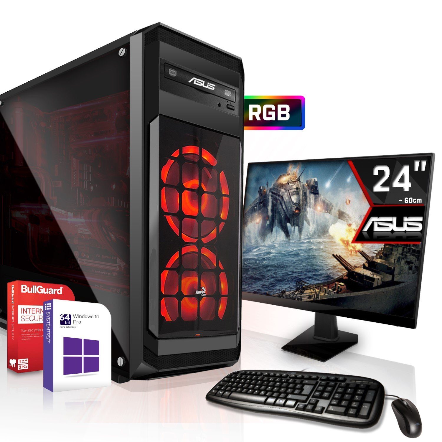 SYSTEMTREFF »Basic Edition 40128« Gaming-PC-Komplettsystem (AMD PRO A10 ...