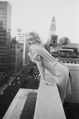 queence Acrylglasbild America, Frau, Schwarz-Weiß, Stars, Marilyn Monroe, Fine Art-Print in Galeriequalität
