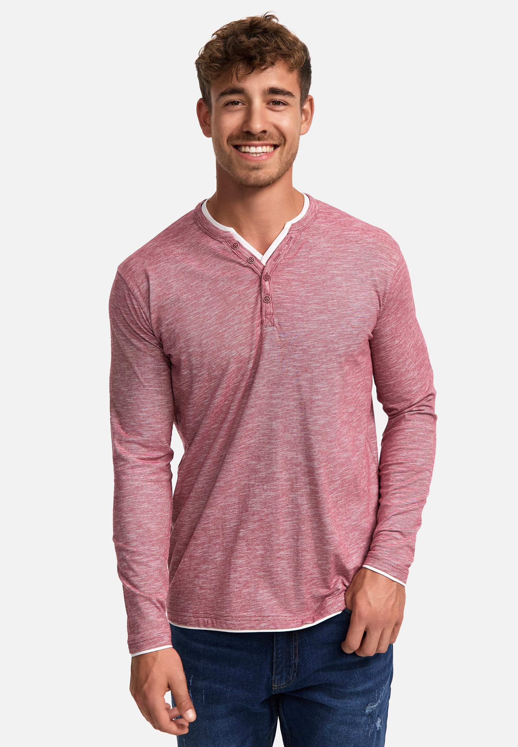 Indicode Langarmshirt Herren INColeson Shirt Langarm Herrenshirt Langarmshi günstig online kaufen