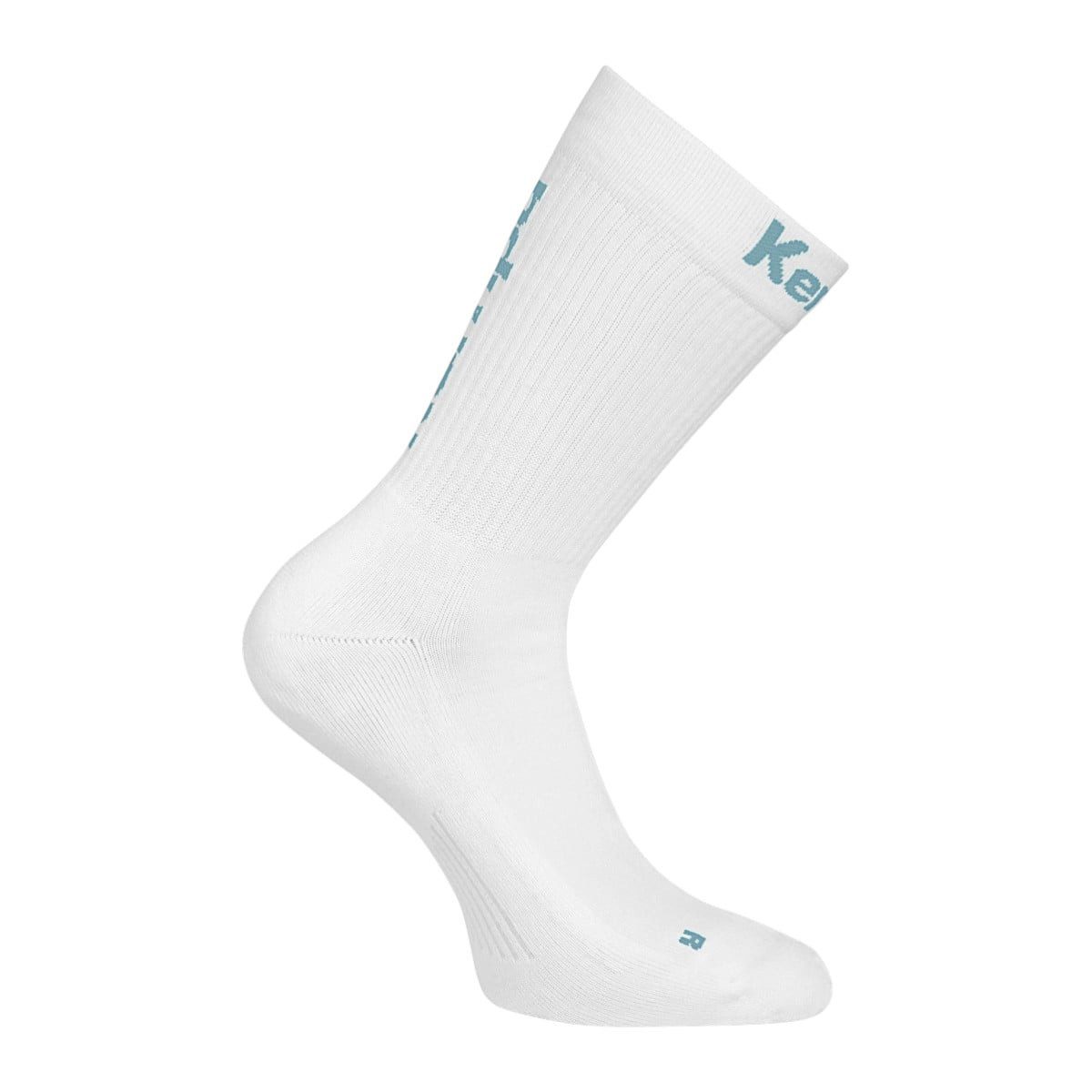 Kempa Sportsocken Team Classic Crew 2026 weiss/aquablau - 1 Paar