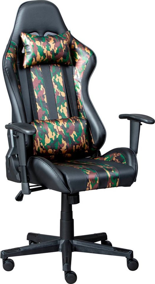INOSIGN Gaming-Stuhl, Bezug aus Polyurethan (PU) und 100% Polyvinylchlorid