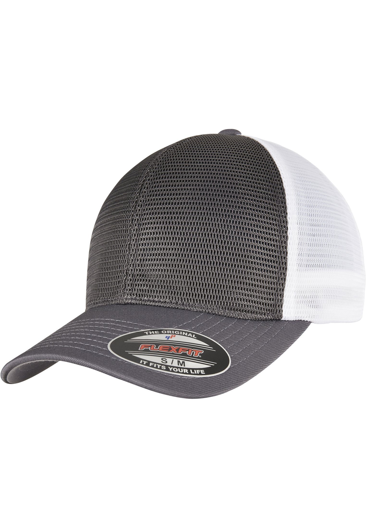 Flexfit Flex Cap Neue Kollektion 2-TONE 360 CAP OMNIMESH charcoal/white FLEXFIT