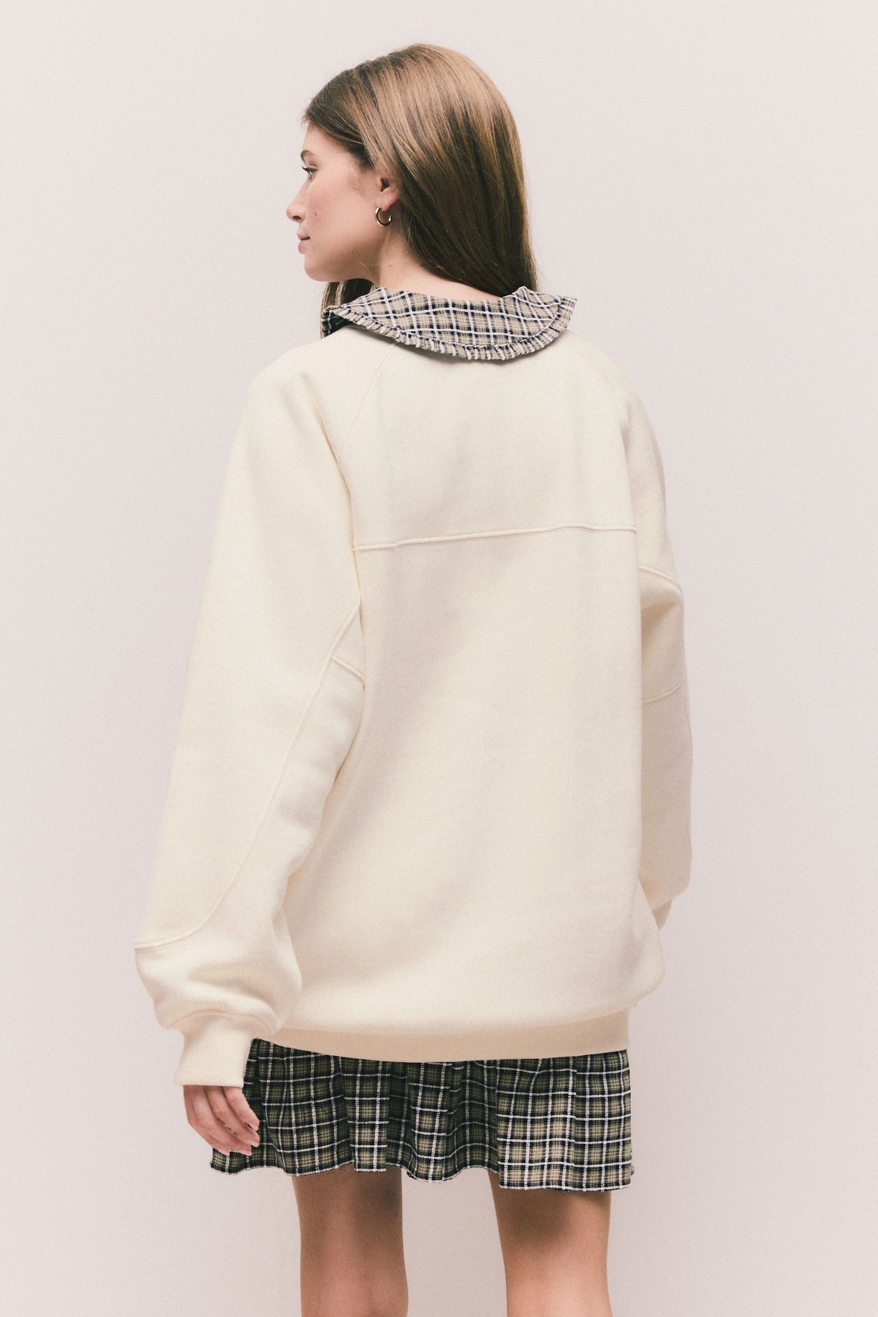 Next Sweater Langes Oversized Relaxed Fit Sweatshirt (1-tlg)