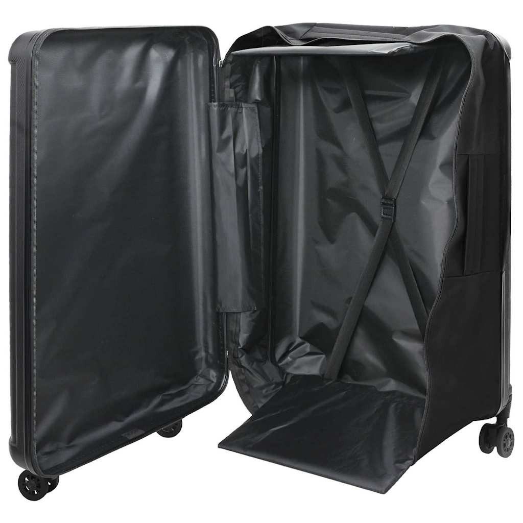 vidaXL Trolley Koffer mit Schloss Schwarz 50 x 30 x 76 cm ABS Kunststoff