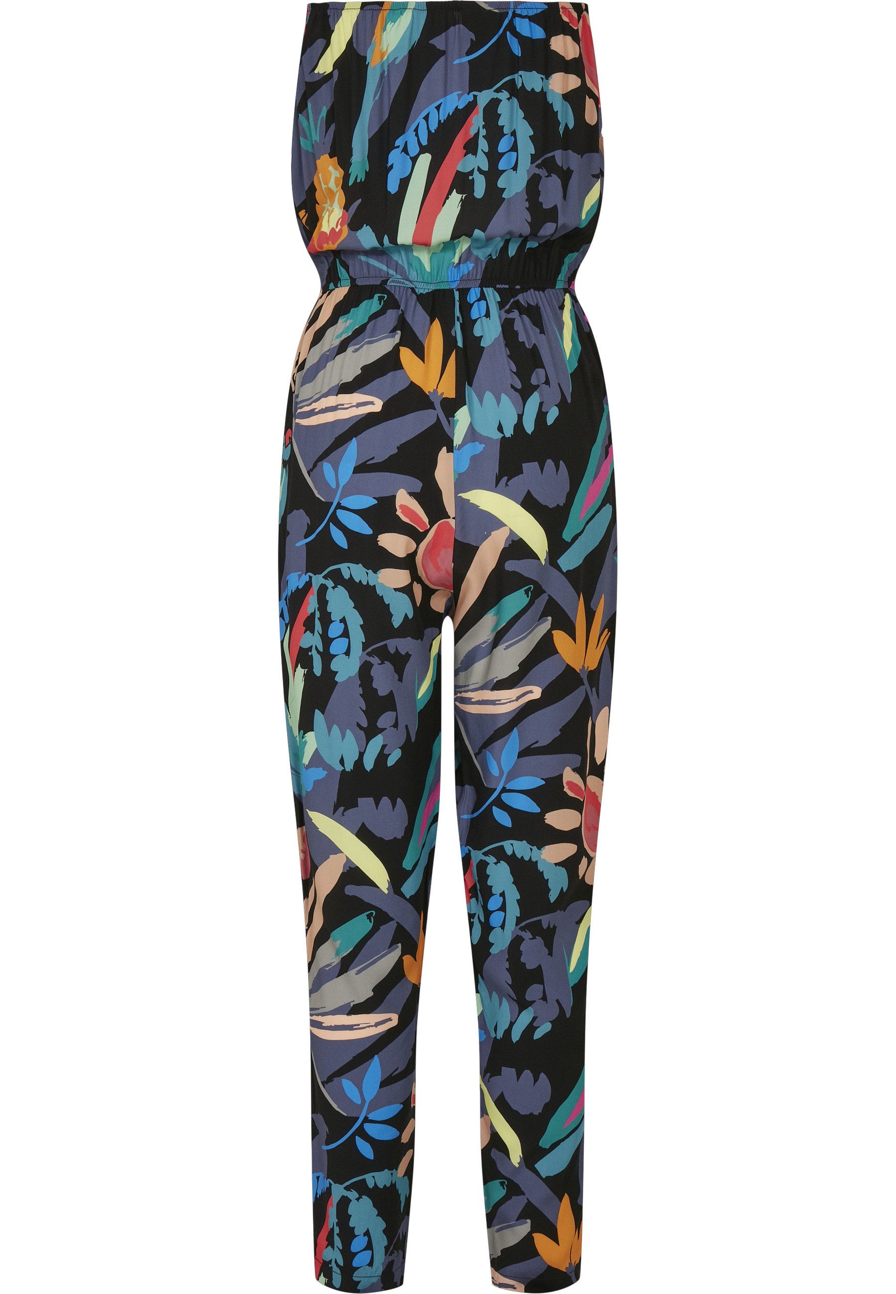 URBAN CLASSICS Jumpsuit Urban Classics Damen Ladies Viscose Bandeau Jumpsuit (1-tlg)