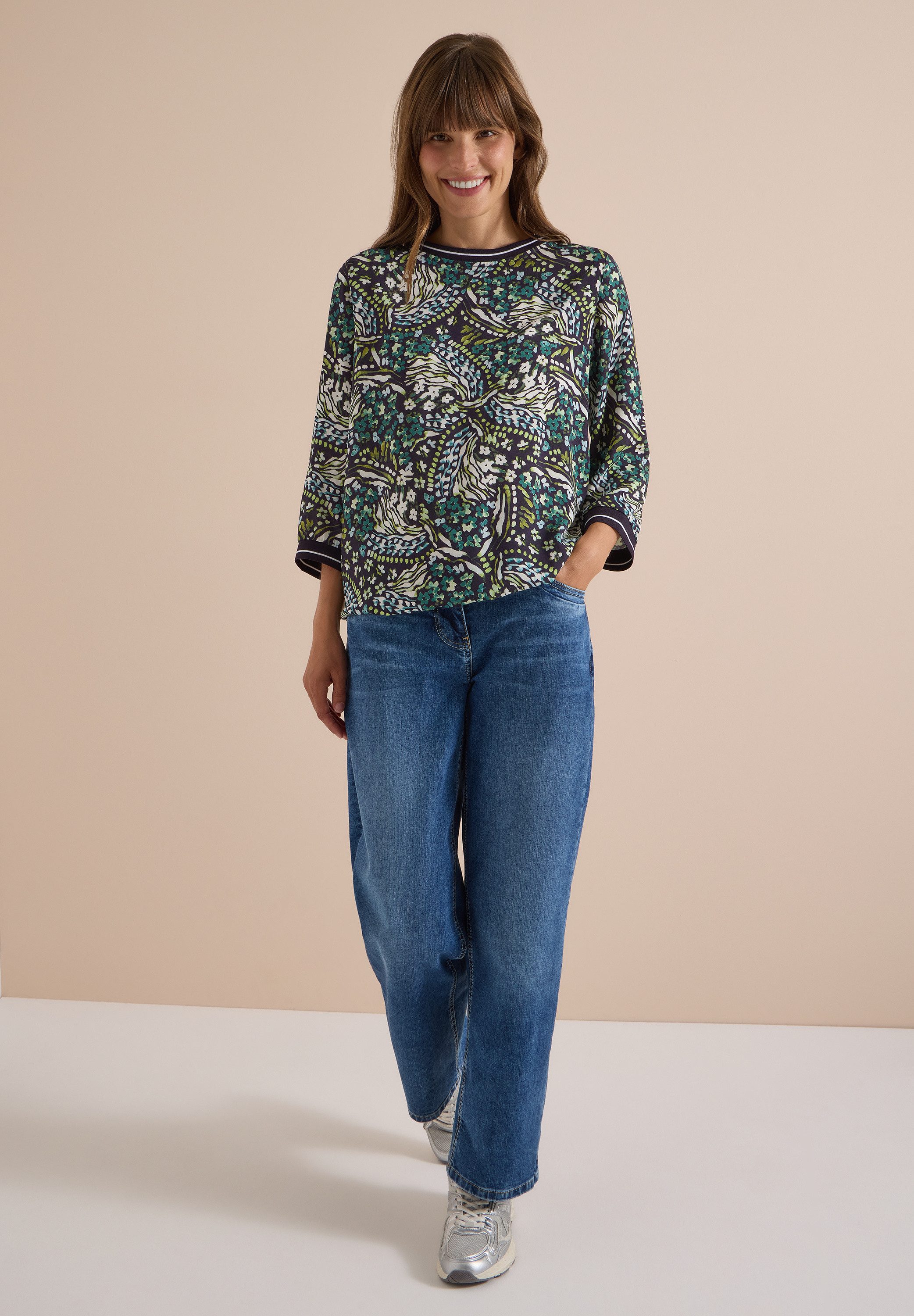 CECIL Shirtbluse aus softer Viskose