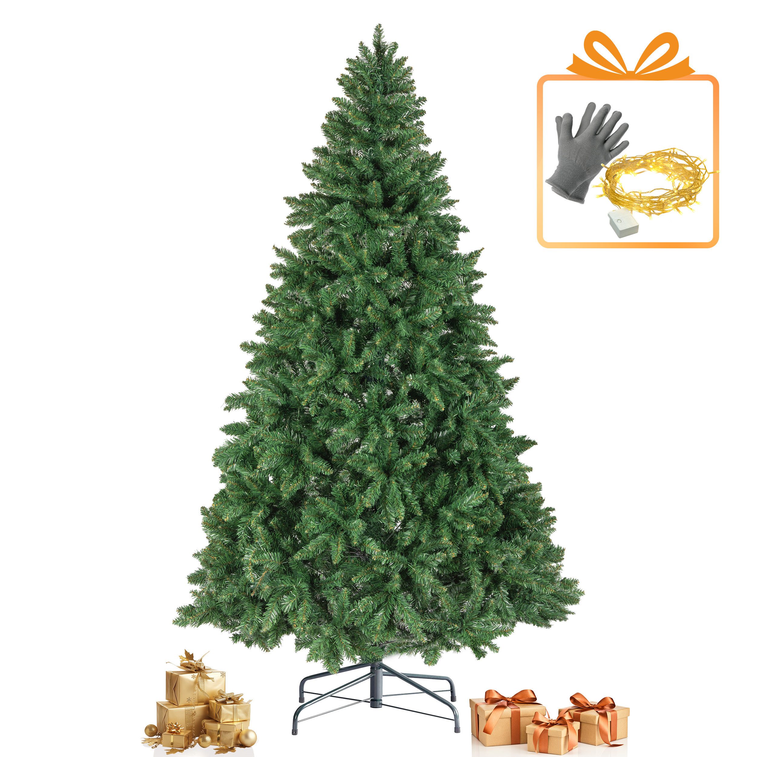 Sinaopus Künstlicher Weihnachtsbaum mit Beleuchtung, Tannenbaum künstlich, günstig online kaufen