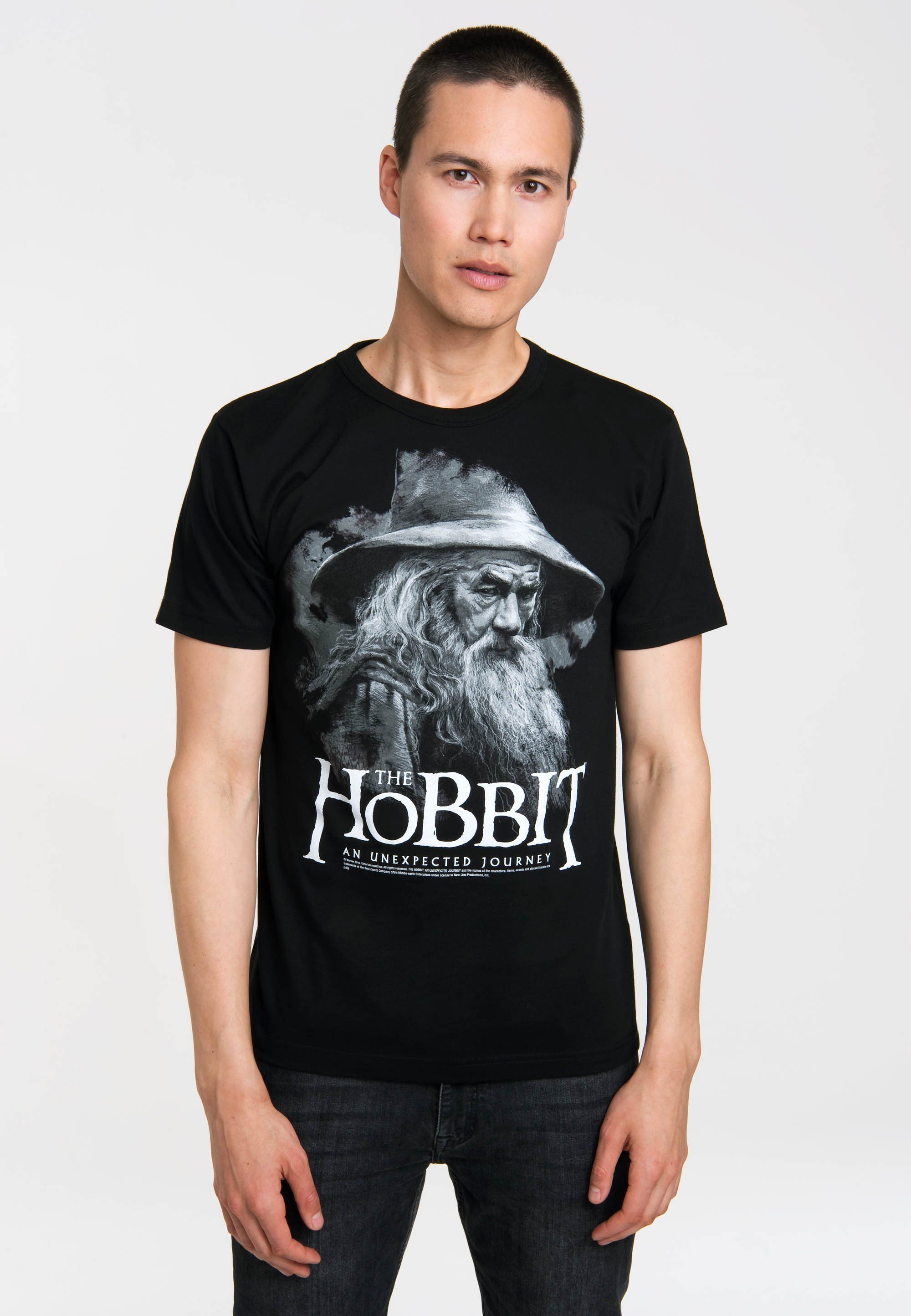 LOGOSHIRT Hobbit T-Shirt Siebdruck The großem mit