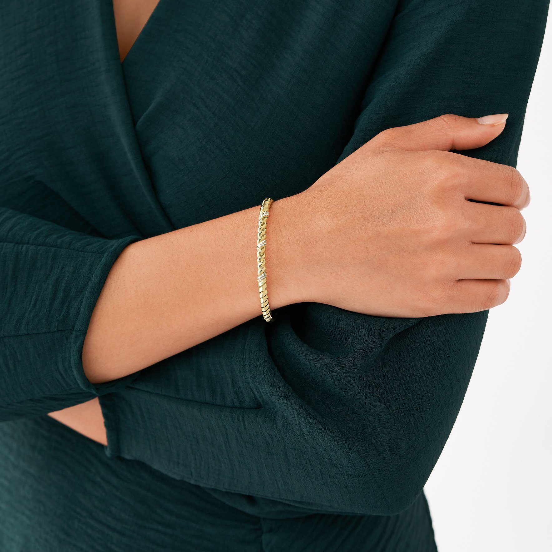 Fossil Armband The Twisted Vintage Edelstahl