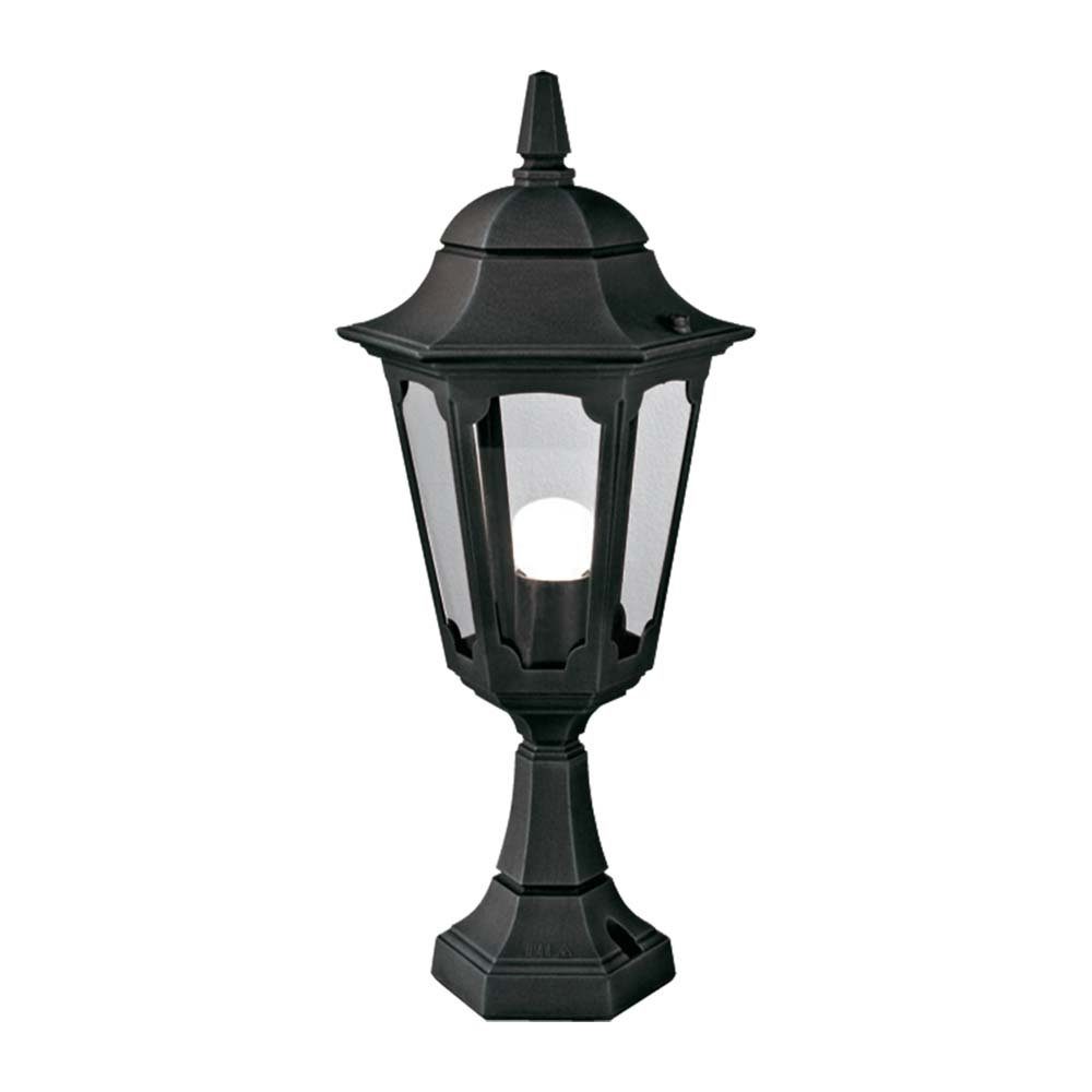 Elstead LIGHTING Sockelleuchten, Leuchtmittel nicht inklusive, Außenleuchte Gartenlampe Wegleuchte Sockelleuchte H 54 cm Schwarz