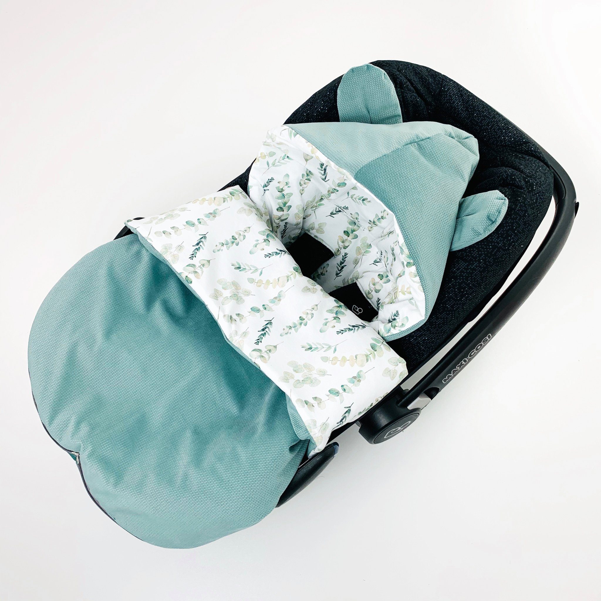 Herbst Schlafsack Fußsack BABEES Einschlagdecke Babyschale für Baby leicht Übergang wattiert,