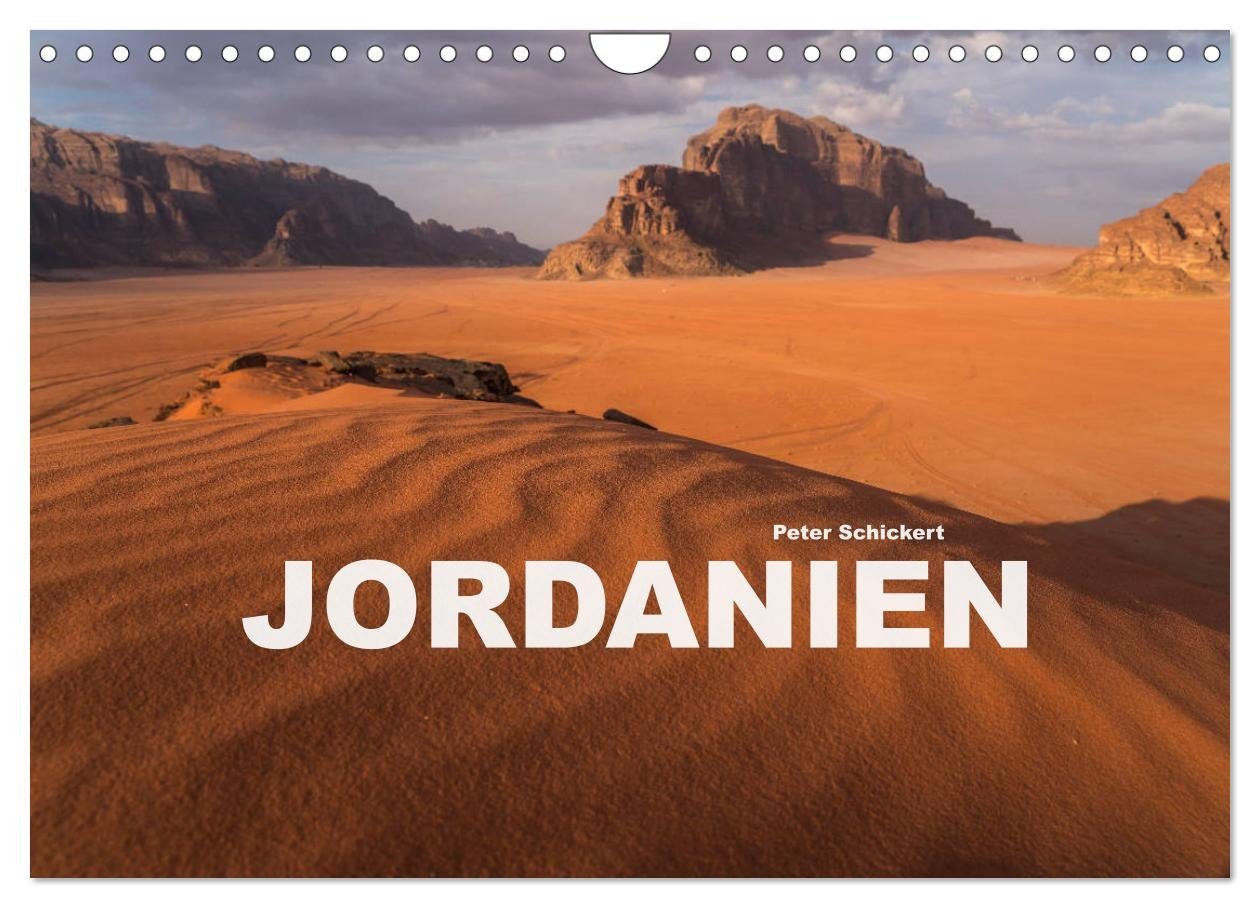 CALVENDO Wandkalender Jordanien (Wandkalender 2024 DIN A4 quer), CALVENDO Monatskalender