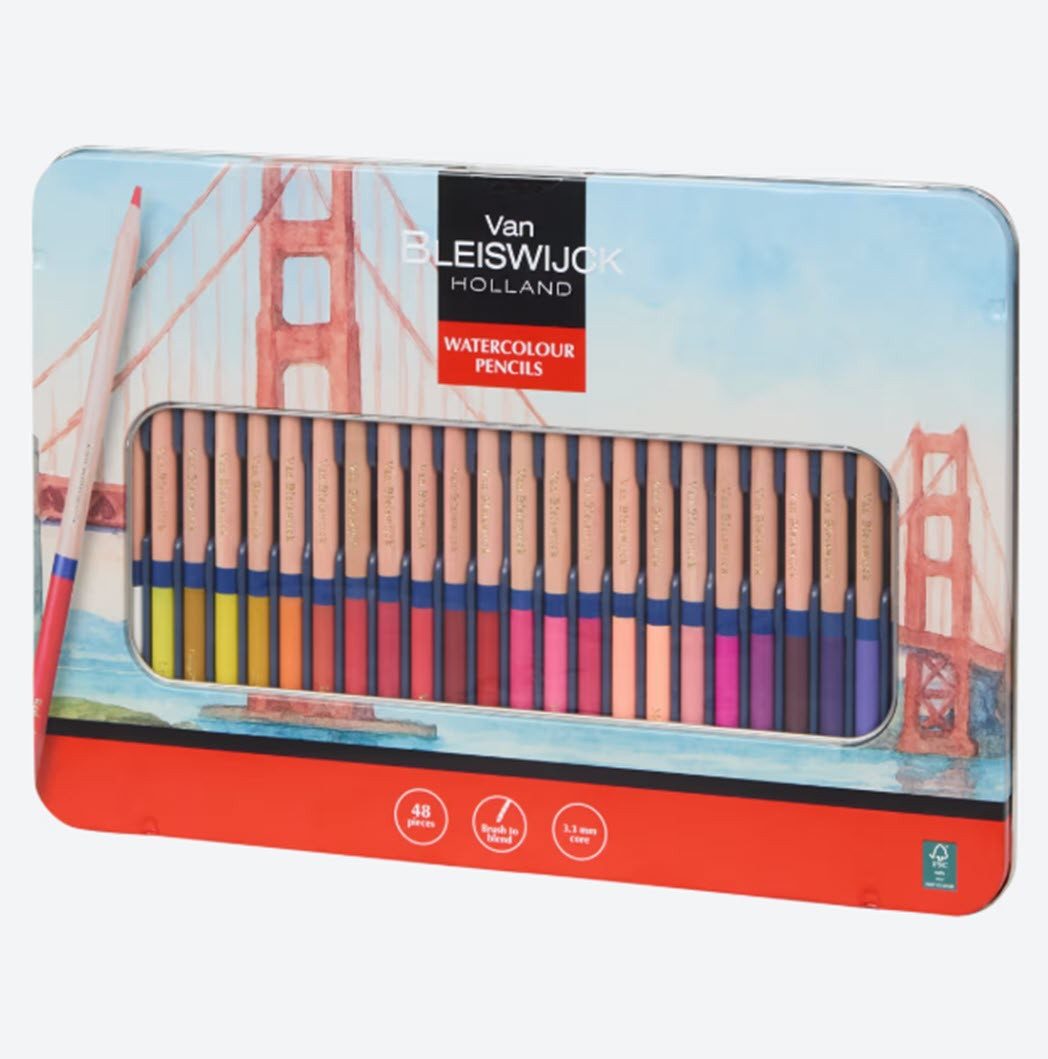 Spectrum Aquarellstifte Aquarellstifte Buntstifte Watercolour Pencils 48 Stück, (48-tlg)