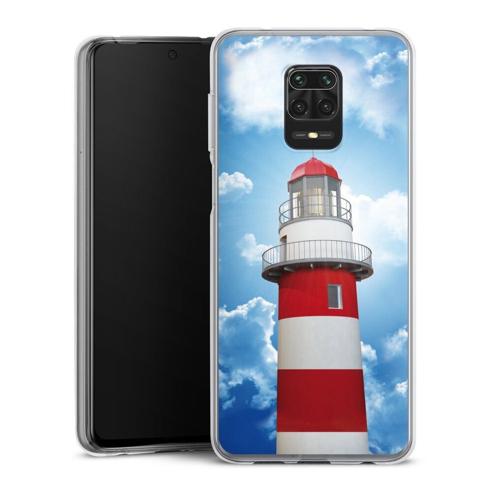 DeinDesign Handyhülle Leuchtturm Wolke Himmel Leuchtturm, Xiaomi Redmi Note 9s Silikon Hülle Bumper Case Handy Schutzhülle